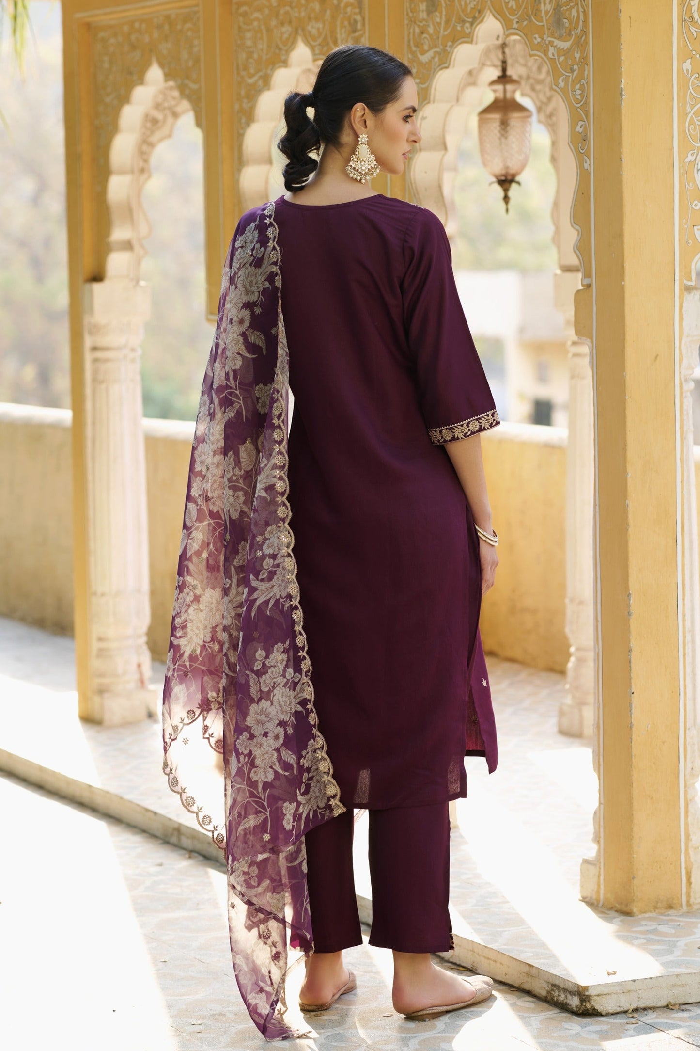 Dhiyona VV Women's Kurta and Pant Sets Viscose Rayon Fabric