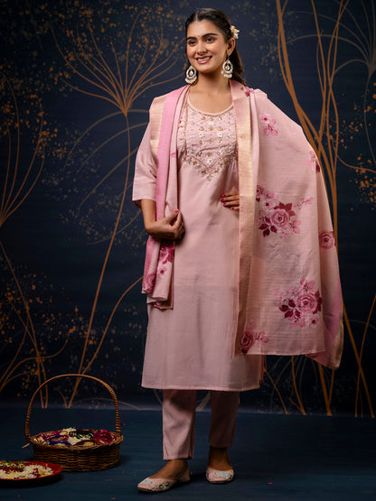 Dhiyona VV Women's Kurta and Pant Sets Simar Silk fabric