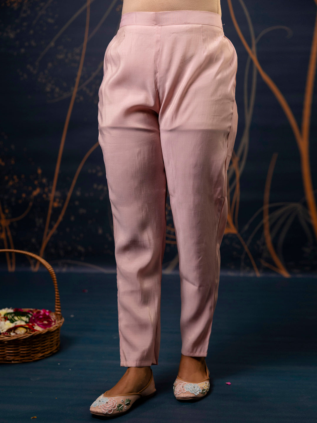 Dhiyona VV Women's Kurta and Pant Sets Simar Silk fabric