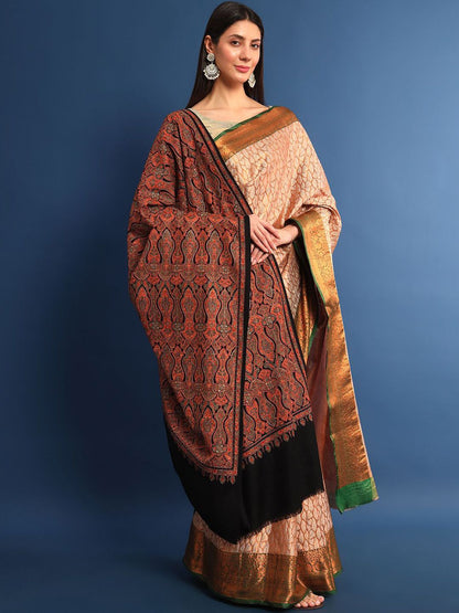 Dhiyona PA Ethnic Motifs Woollen Shawl