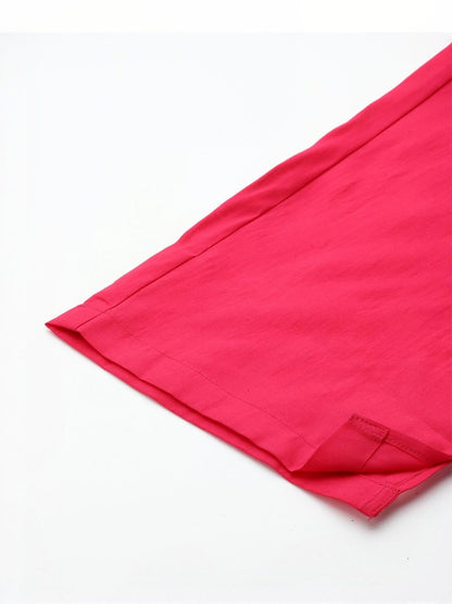 Women Ethnic Motifs Embroidered Regular Thread Work Kurta & Trousers With Dupatta