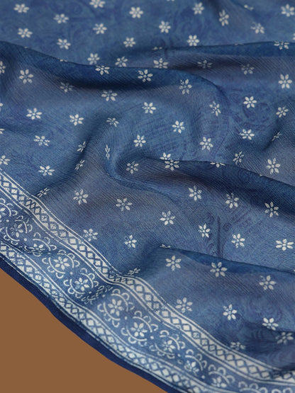Dhiyona SO Women's Women Ethnic Motifs Printed Kurta with Dhoti Pants & Dupatta