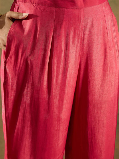 Dhiyona IE Floral Embroidered Kurta With Trousers & Dupatta