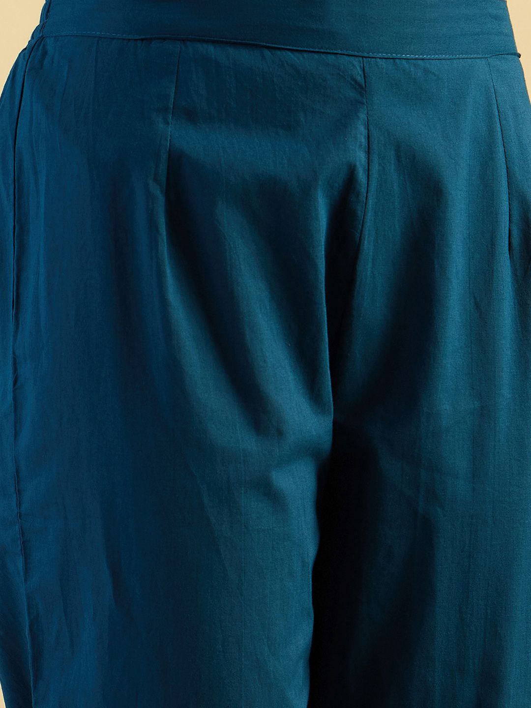 Dhiyona IE Ethnic Motifs Printed Pure Cotton Straight Kurta With Trousers & Dupatta