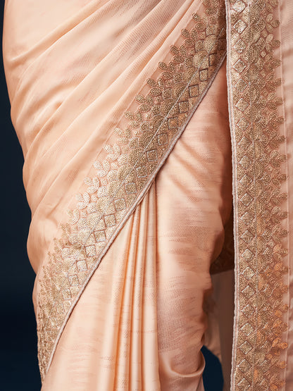 Dhiyona KS Women's Embellished Satin Sarees