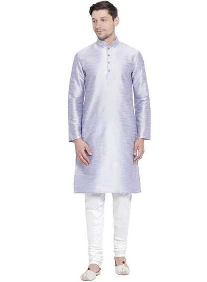 Men's Hawa Silk Blend Straight Kurta Pyjama Set