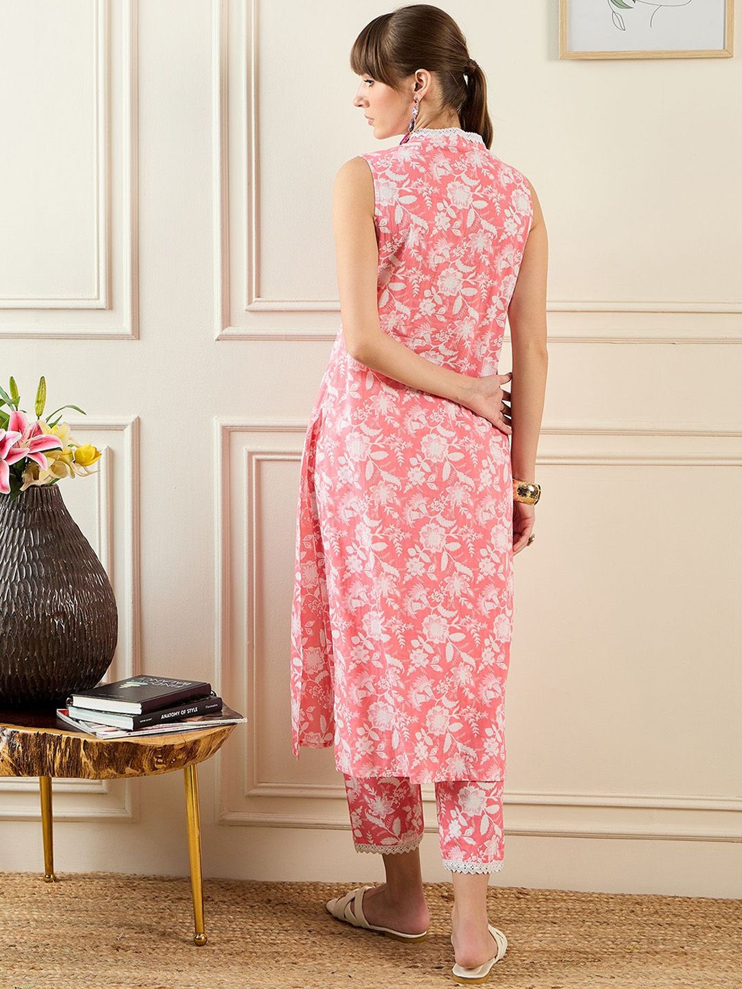 Women Pink Kurta Sets