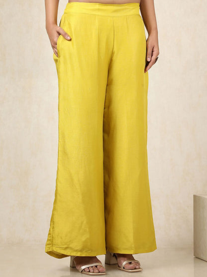 Dhiyona SO Women's Ethnic Motifs Printed Beads And Stones V-Neck Straight Kurta With Palazzos & Dupatta