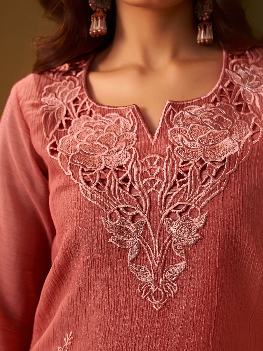 Women Ethnic Motifs Embroidered Kurta with Trousers & Dupatta