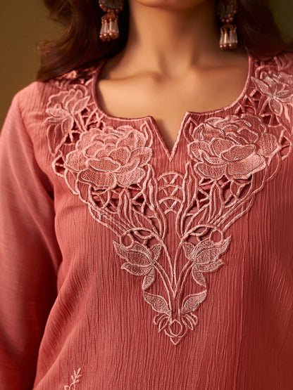 Women Ethnic Motifs Embroidered Kurta with Trousers & Dupatta