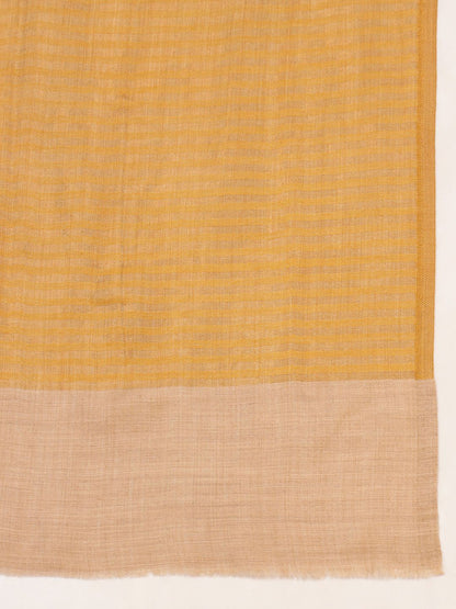 Dhiyona PA Striped Woven Design Woollen Reversible Shawl