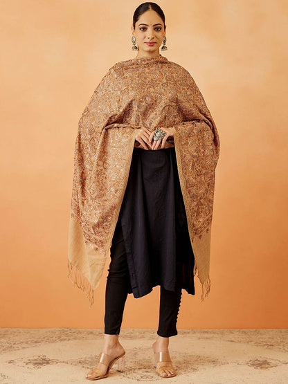 Dhiyona PA Women Paisley Embroidered Shawl