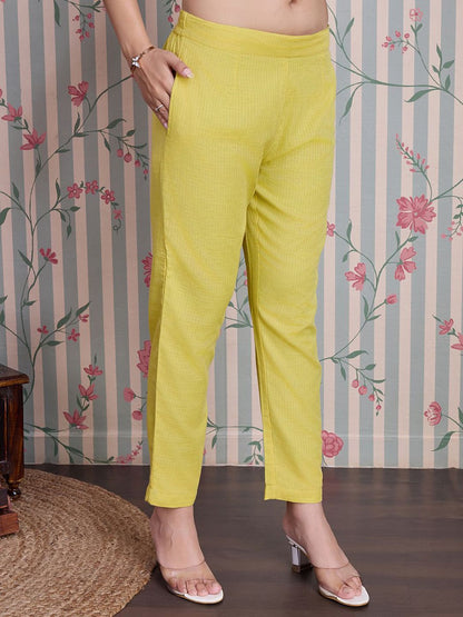 Dhiyona OD  Pure Cotton Anarkali Kurta with Trousers