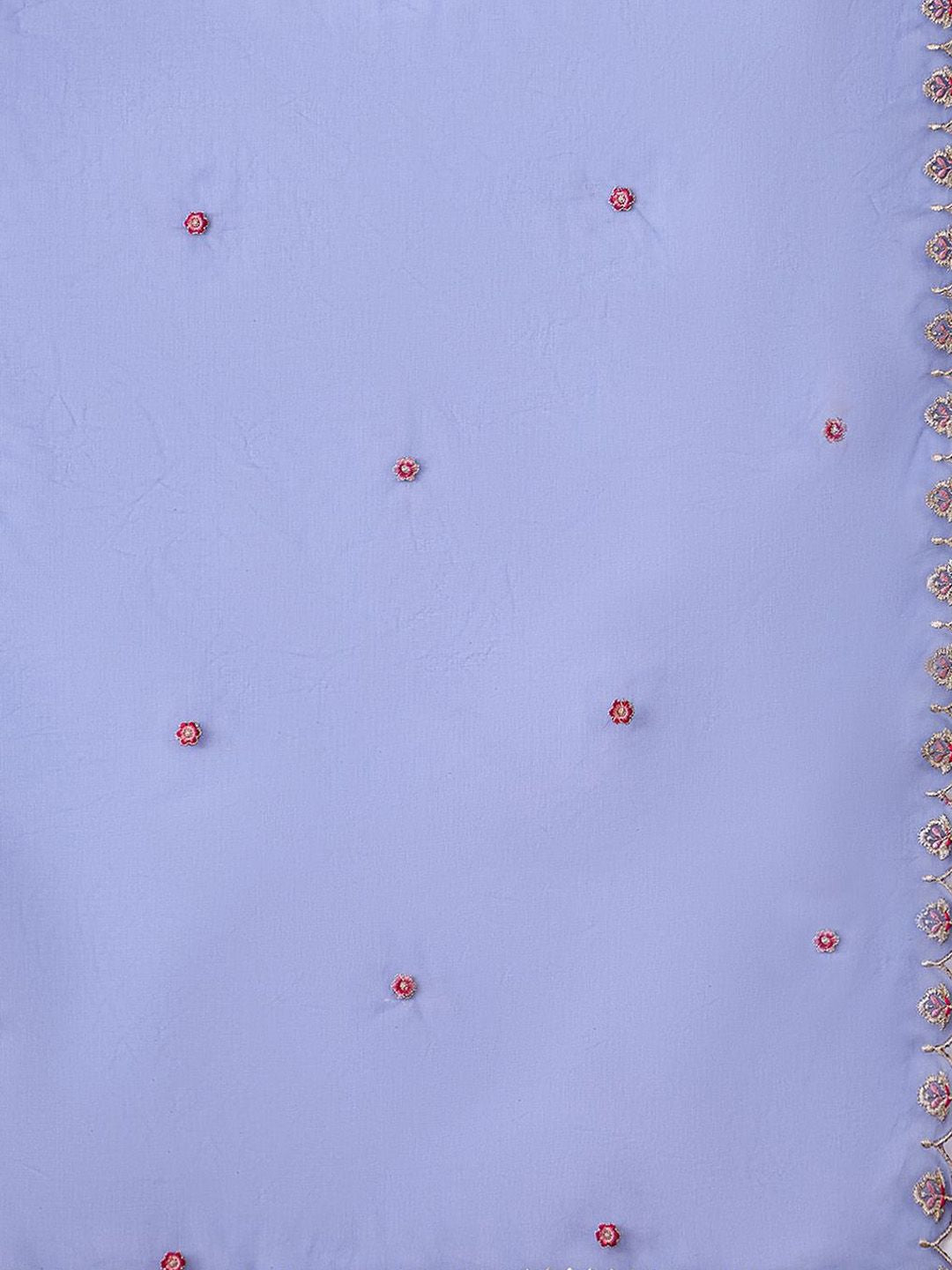 Dhiyona SN Women's Embroidered Zari Mirror Work Kurta Pant with Dupatta Set