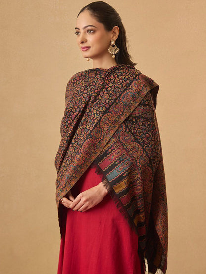 Dhiyona PA Floral Woven Design Mehak Kaani Shawl