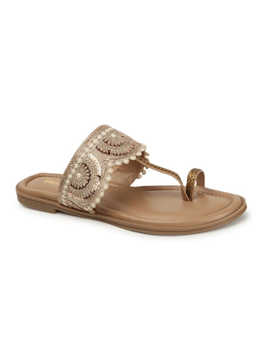 Dhiyona AK Women Slip-On Open Toe Flats