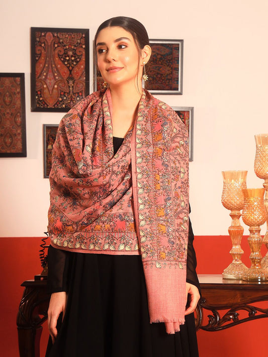 Dhiyona PA Paisley Embroidered Shawl