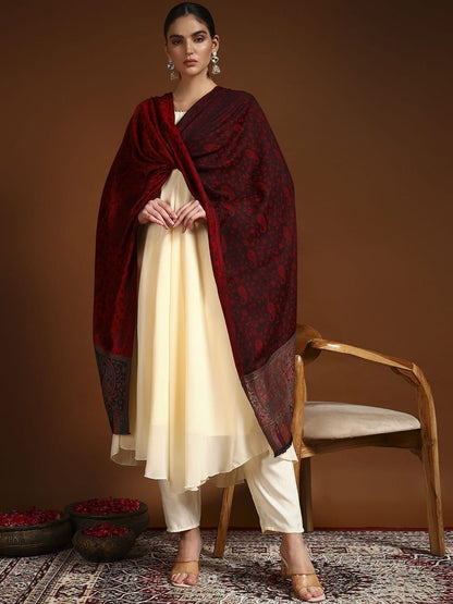 Dhiyona PA Women Abstract Woven Design Shawl