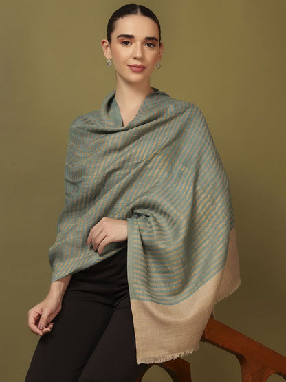 Dhiyona PA Striped Woven Design Shawl