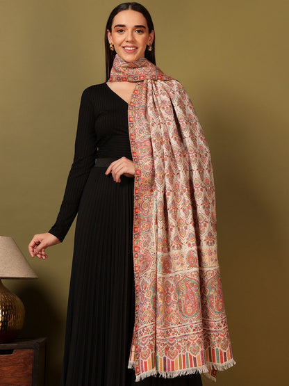 Dhiyona PA Gulraiz Kaani Wool Paisley Woven Design Shawl