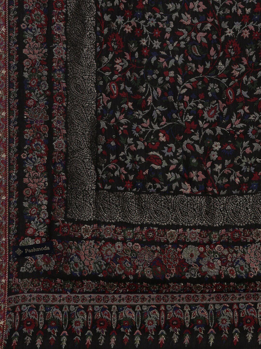 Dhiyona PA Ethnic Motifs Woven Design Shawl