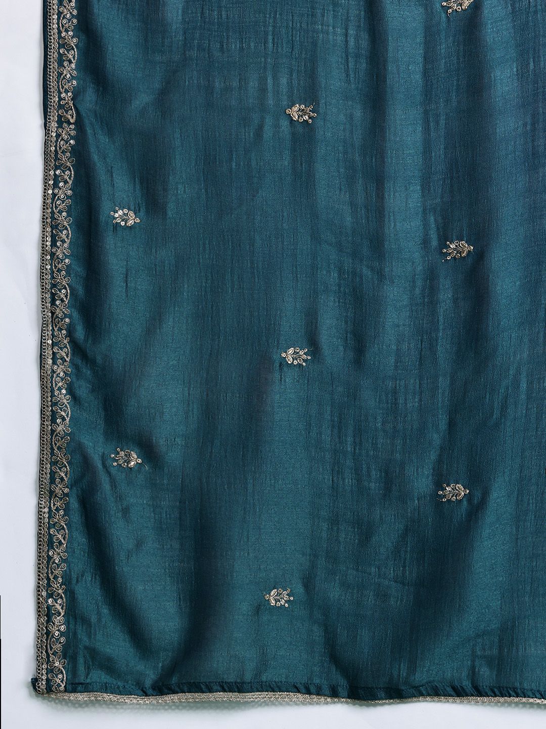 Women Ethnic Motifs Yoke Design Regular Kurta With Trousers & Dupatta