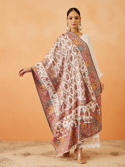 Dhiyona PA Women Paisley Woven Design Shawl