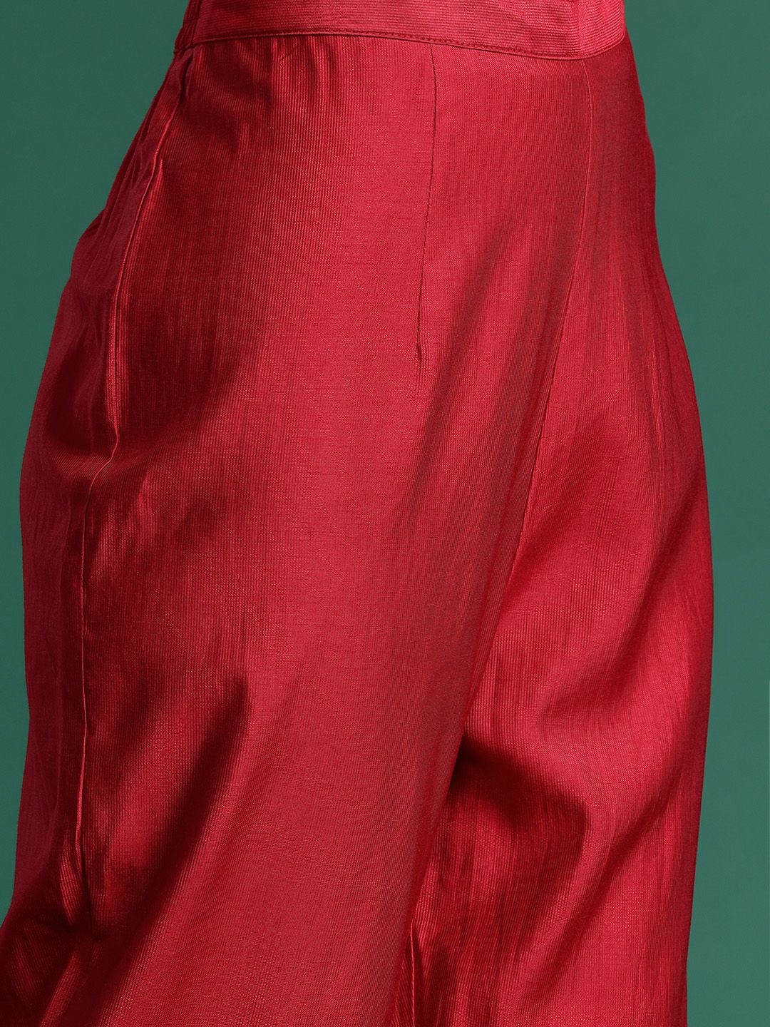 Women Ethnic Motifs Embroidered Regular Sequinned Liva Kurta with Trousers & With Dupatta