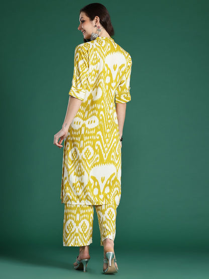 Dhiyona IE Women Printed Kurta with Palazzos