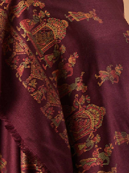 Dhiyona PA Pari Mahal Kaani Ethnic Motifs Woven Design Shawl