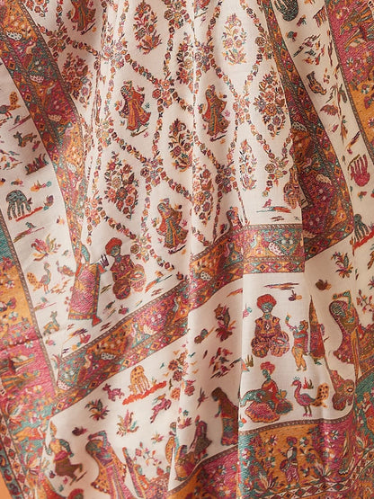 Dhiyona PA Women Paisley Woven Design Shawl
