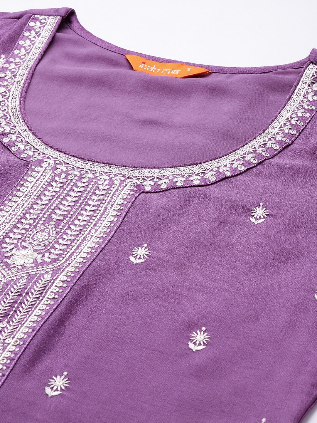 Ethnic Motifs Embroidered Kurta with Trousers & Dupatta