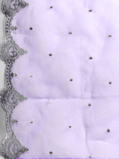 Dhiyona IE Ethnic Motifs Zari Embroidered Kurta With Trousers & Dupatta