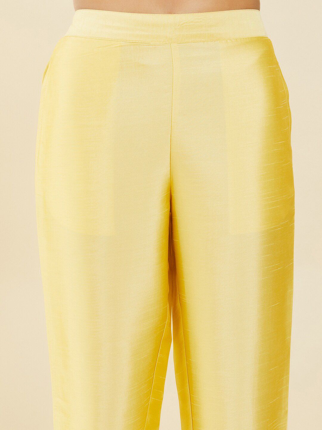 Dhiyona SO Women's Women Mustard Yellow Kurta with Trousers
