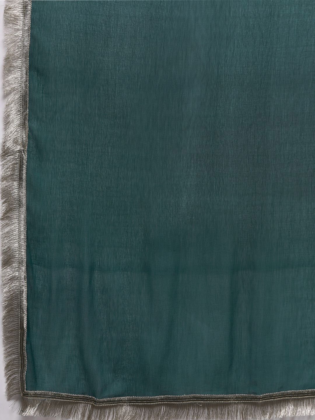 Dhiyona VA Women'sYoke Design Sequinned Straight Kurta & Trousers With Dupatta