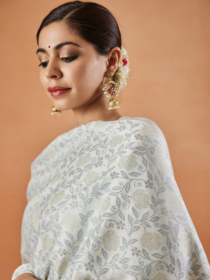 Dhiyona PA Ethnic Motifs Woven Design Shawl