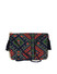 Dhiyona NR Navy Blue & Red Embroidered Foldover Clutch