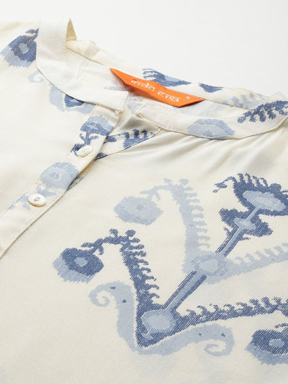 Dhiyona IE Printed Regular Kurta with Trousers