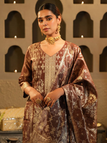 Women Ethnic Motifs Printed Kurta with Trousers & Dupatta