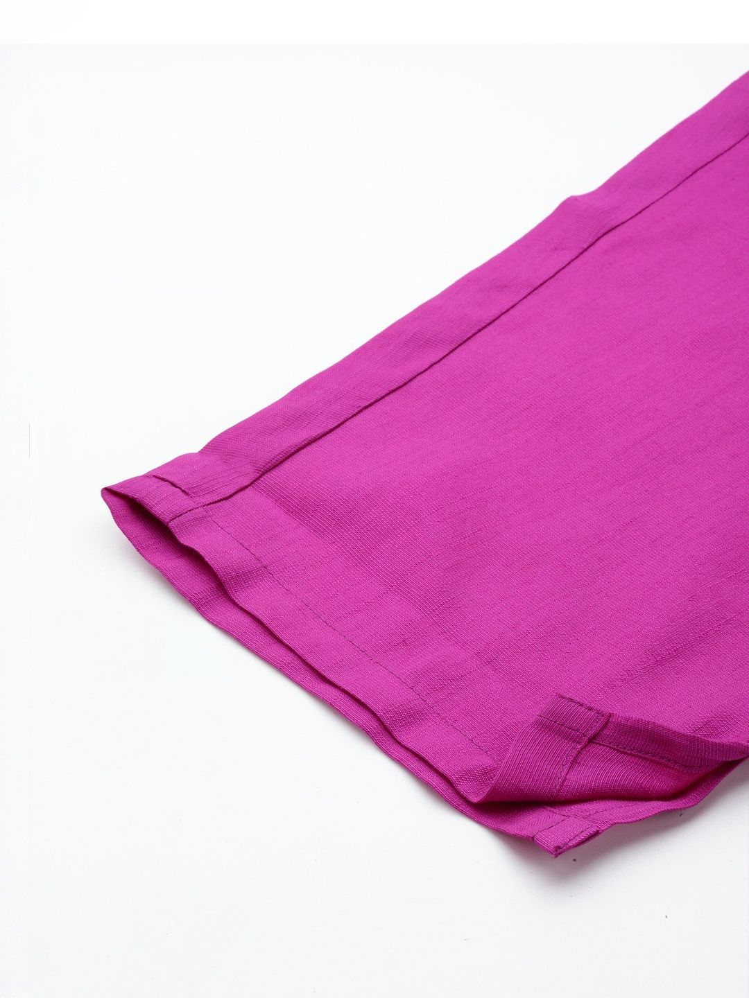 Ethnic Motifs Embroidered Thread Work Kurta With Trousers & Dupatta