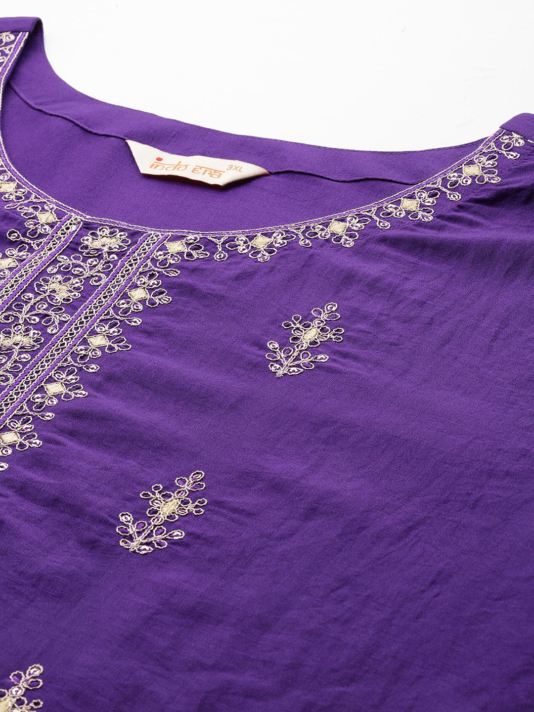 Ethnic Motifs Embroidered Kurta with Trousers & Dupatta