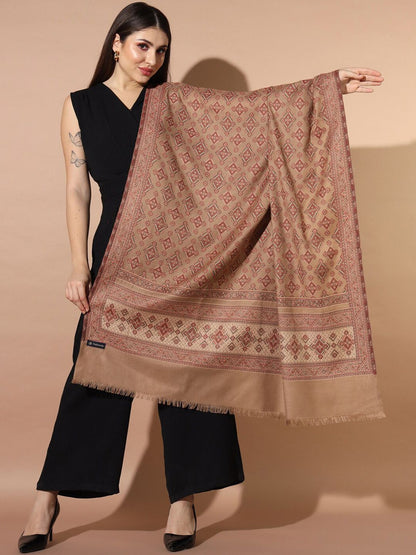 Dhiyona PA Ethnic Motifs Woven Design Jamawar Shawl