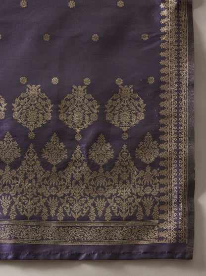Dhiyona IE Women Ethnic Motifs Regular Kurta with Trousers & Dupatta