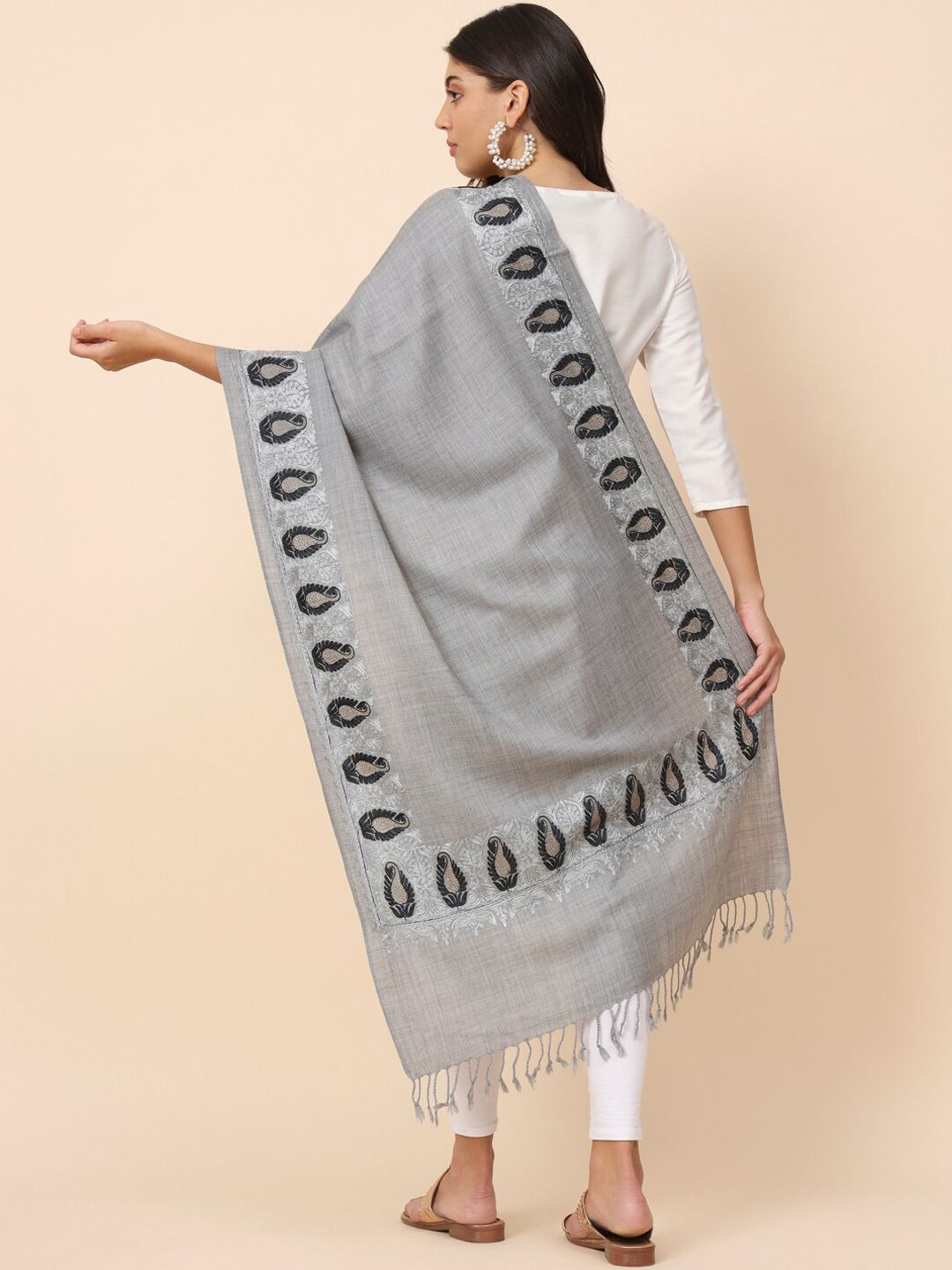 Dhiyona PA Crystal Work Shawl