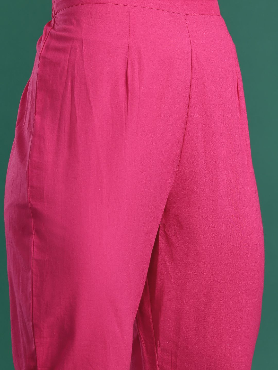 Ethnic Motifs Printed Pure Cotton Kurta with Trousers