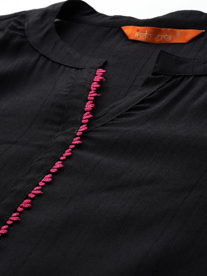 Ethnic Motifs Embroidered Thread Work Kurta with Trousers