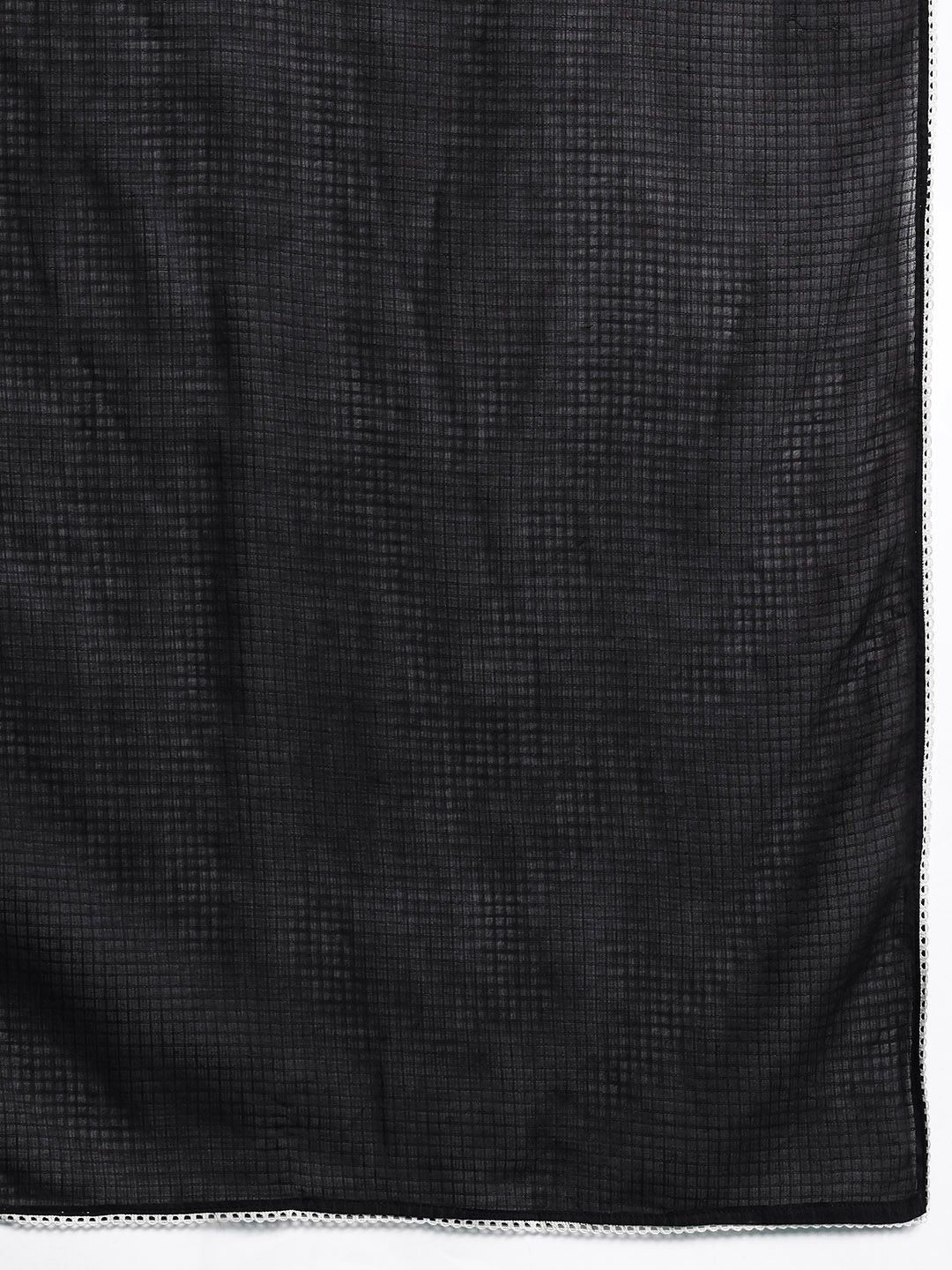 Dhiyona IE Women Printed Mirror Work Pure Cotton Kurta With Trousers & Dupatta