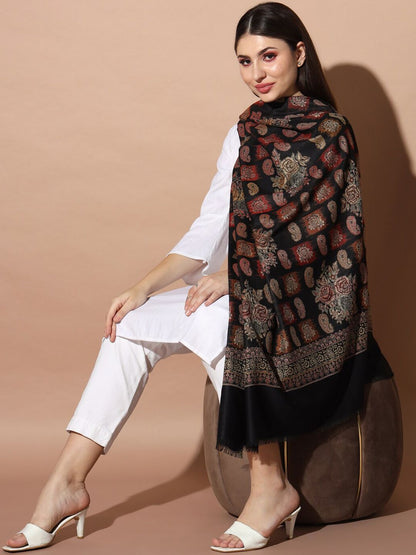 Dhiyona PA Ethnic Motifs Woven Design Jamawar Shawl