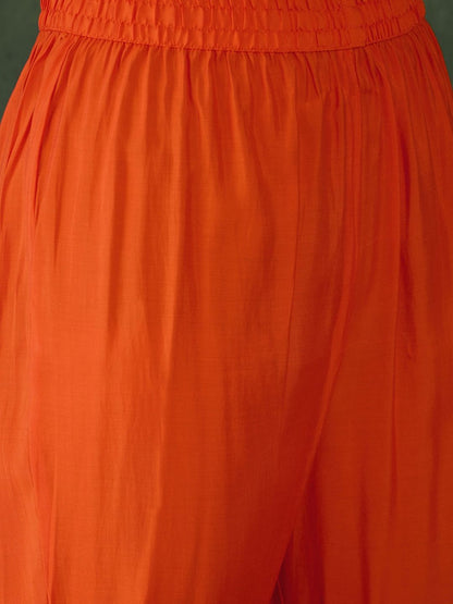 Dhiyona KA Women Embroidered A-Line Kurta Set