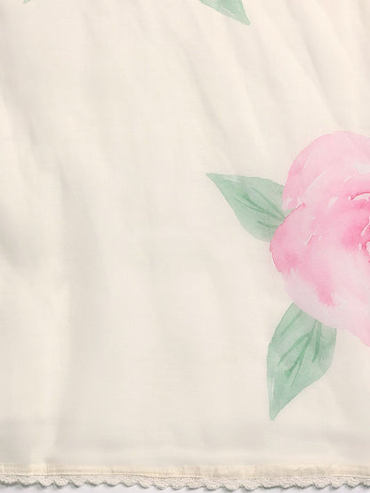 Women Floral Printed Kurta with Trousers & Dupatta